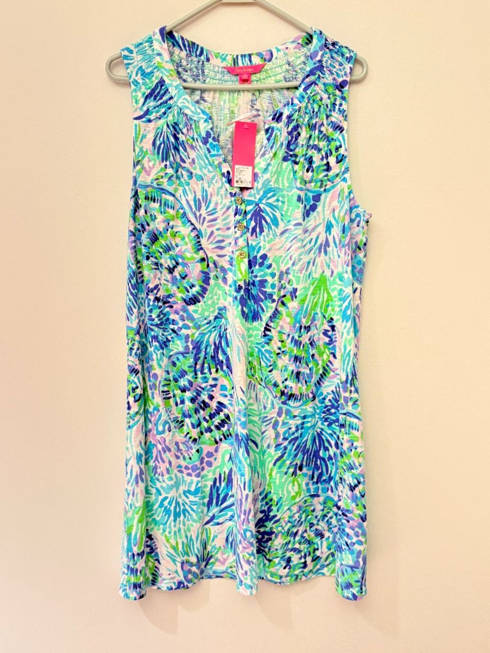Lilly Pulitzer Essie Dress Shell of a Party Print NWT Size XL